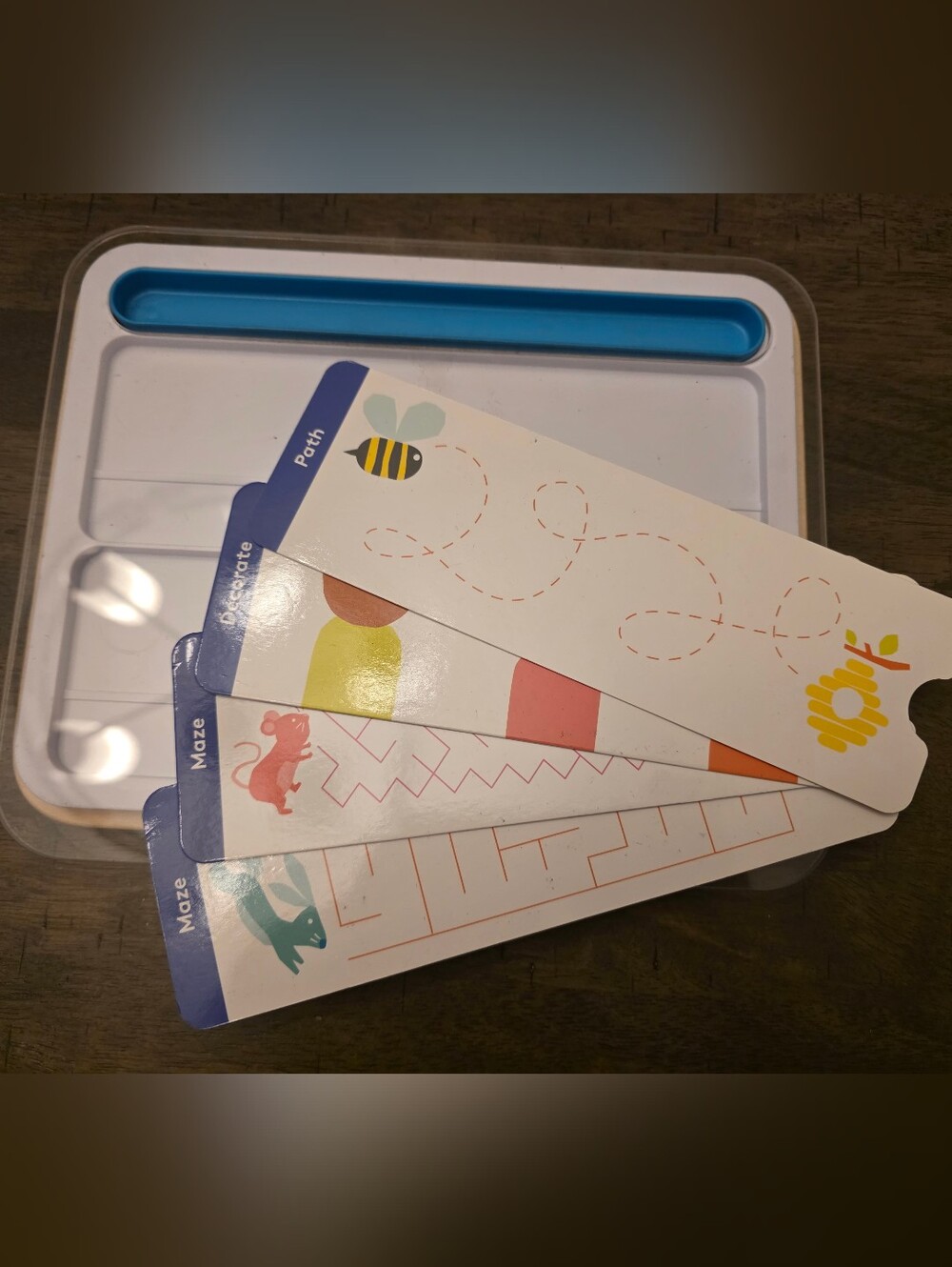 Draw, Trace & Erase Board from the Lovevery Persister Play Kit
